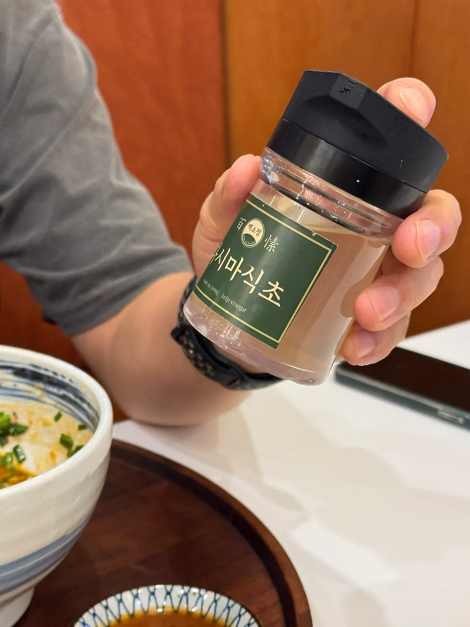 Table ingredients to add to mazesoba