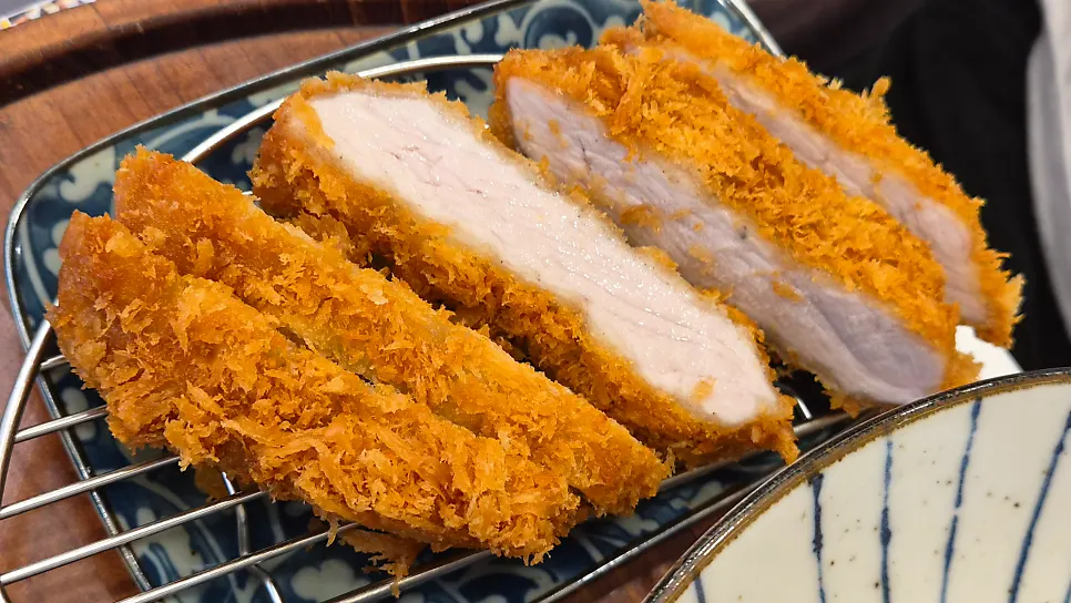 Thick cutlet packed with meat inside