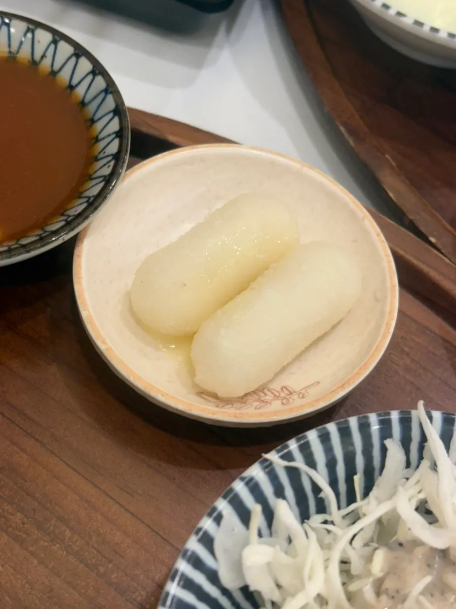 Sweetened condensed milk cheese rice cake dessert