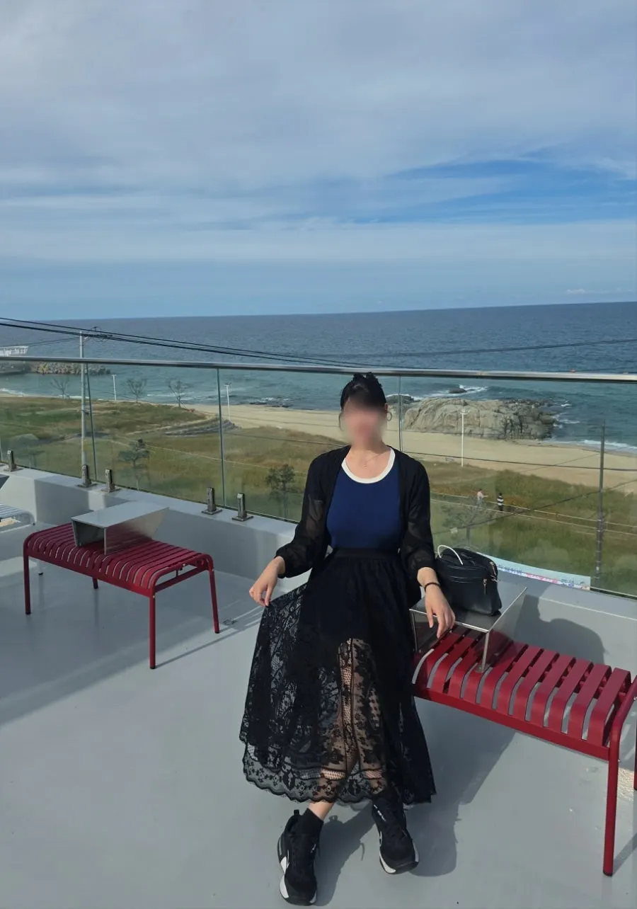Sea and breakwater view from the rooftop
