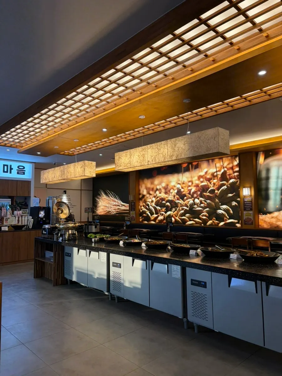 Ordering kiosk at Baengnyeon Boribap