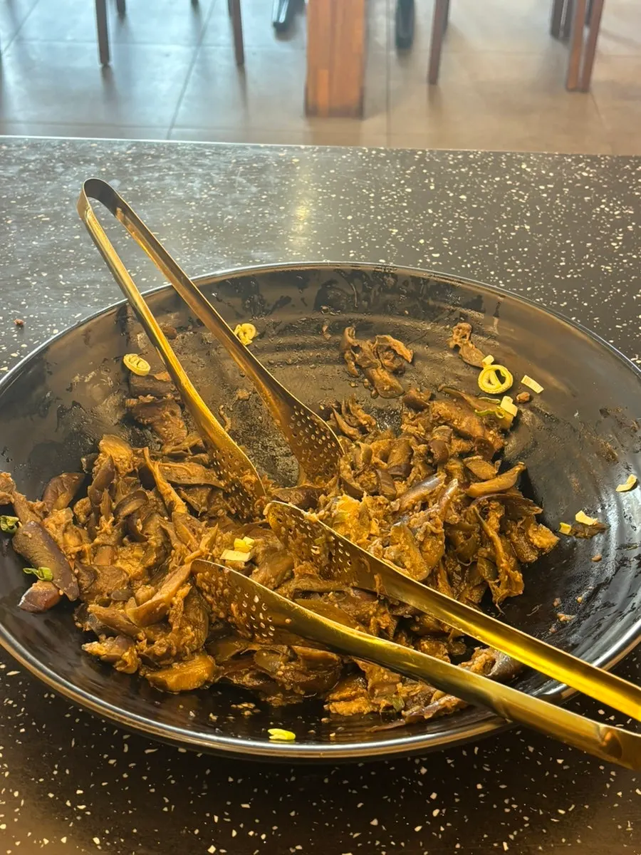 셀프바 쌈채소 코너