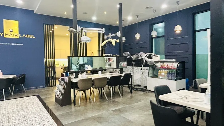 Treatment seating area at Bailey Hair Label Hyoja