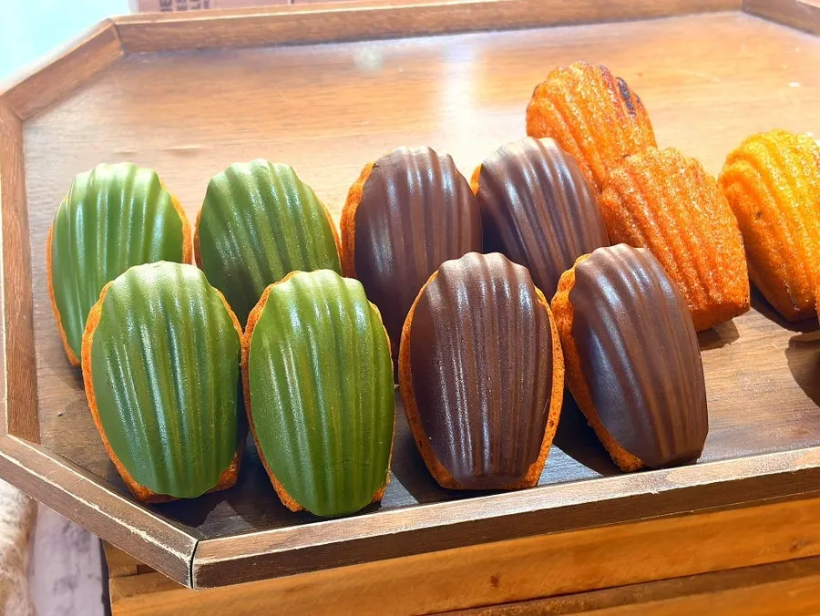 Freshly baked bread on display