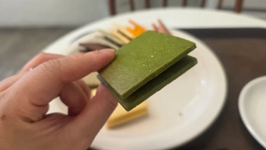 Gangnam Sand filled with matcha cream