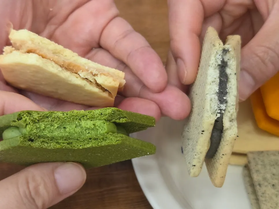 Gangnam Sand wrapped in a soft biscuit shell