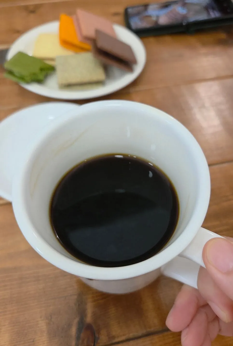 A cup of hot americano