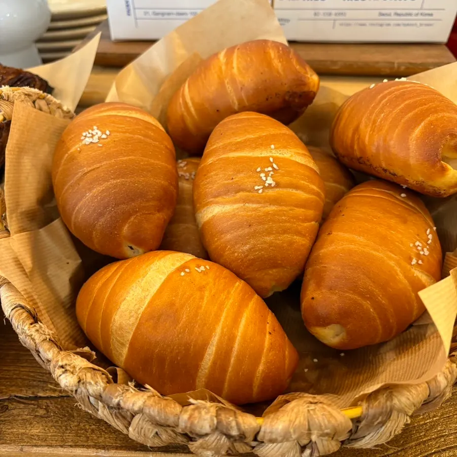Wakppu ball salt bread on display