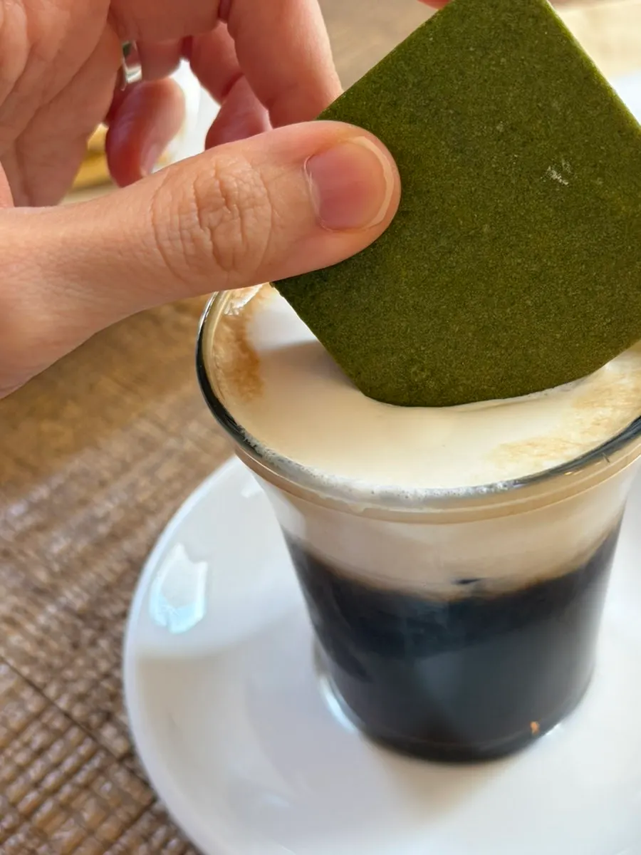 말차 크림치즈 크림 포레스트 강남샌드