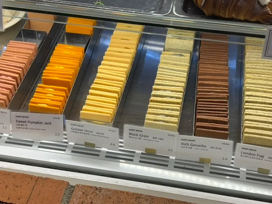 Partially empty bread trays in the evening