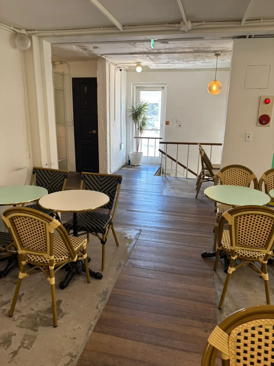 Large table seating on the 3rd floor