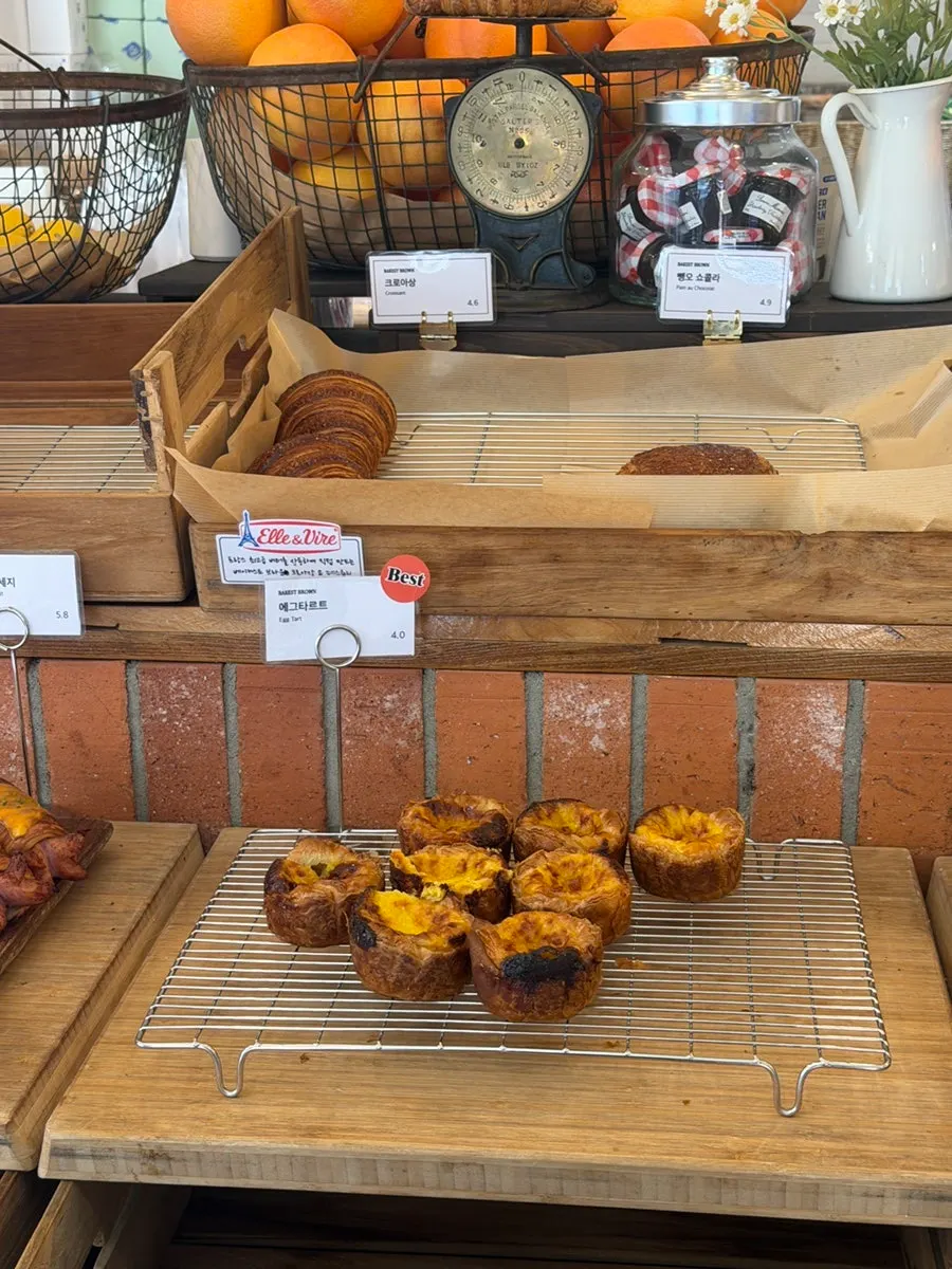 Baked goods including sweet pumpkin pie on display