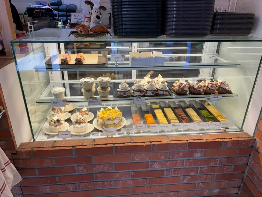 A dessert spread at Bakerist Brown
