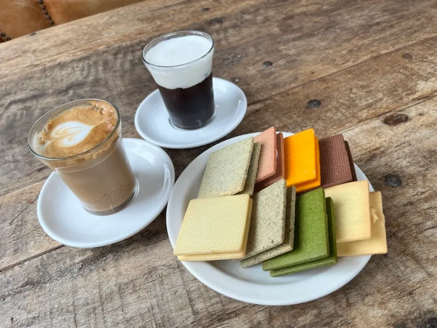 Salted cream coffee topped with smooth cream