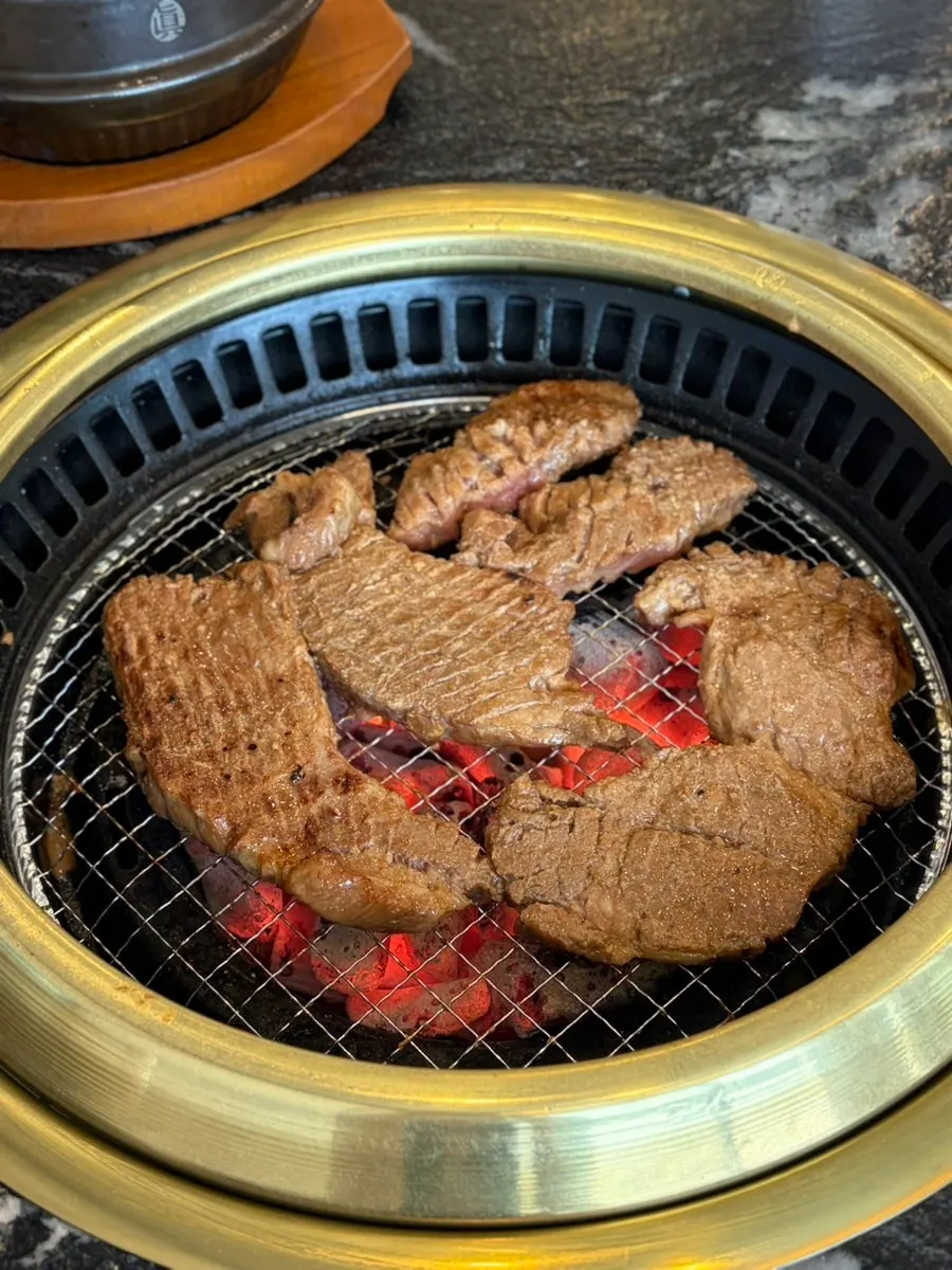 Marinated ribs grilled ready to eat