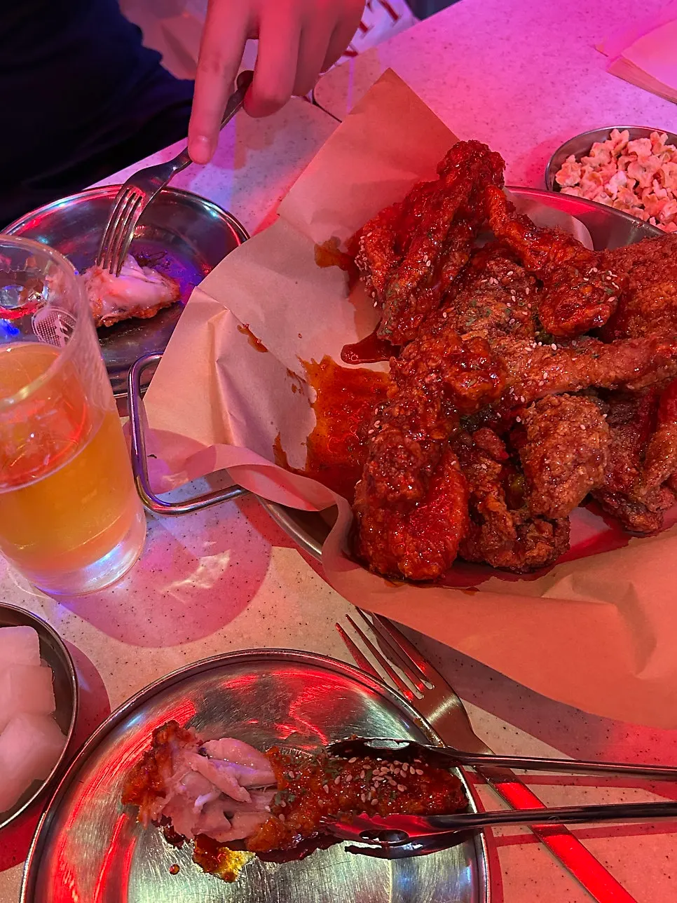 Yangnyeom chicken with thick meat