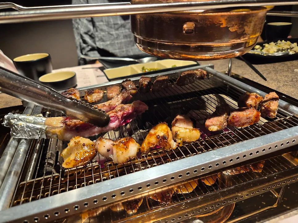 Lamb ribs cut into easy-to-eat pieces