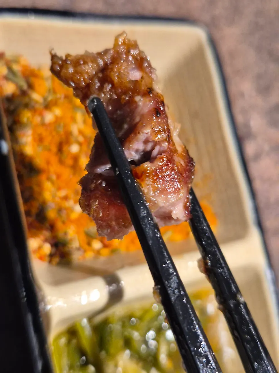 Silk Road sauce and thick lamb skewers