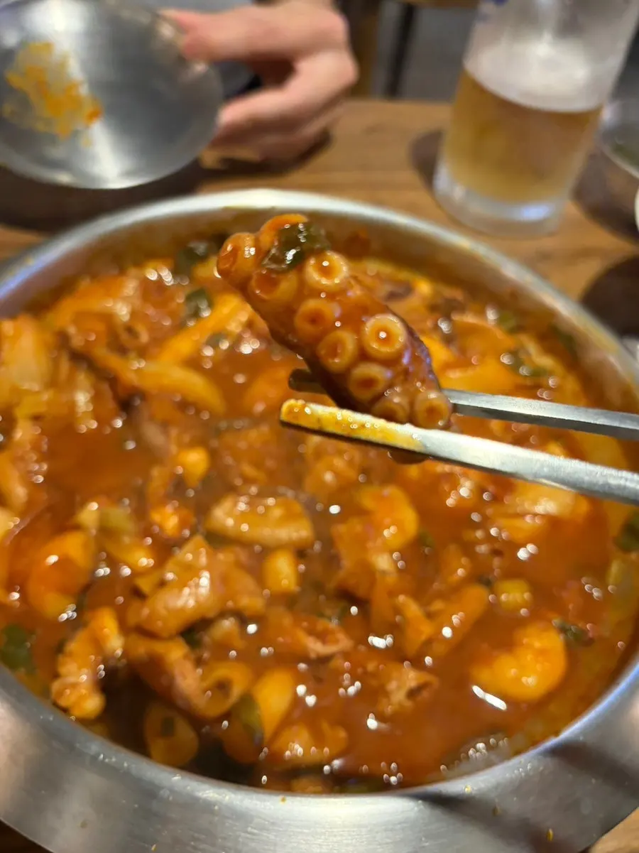 Octopus in the nakgopsae