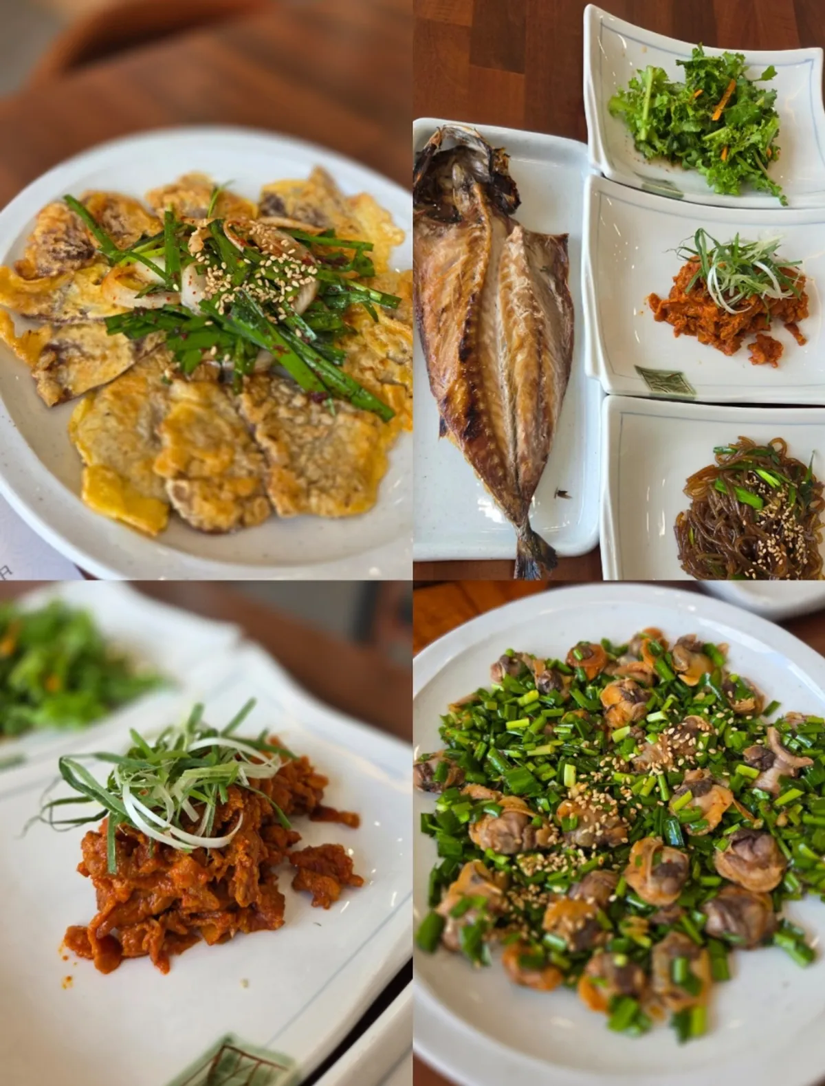 Mikodam two-person Korean set meal spread