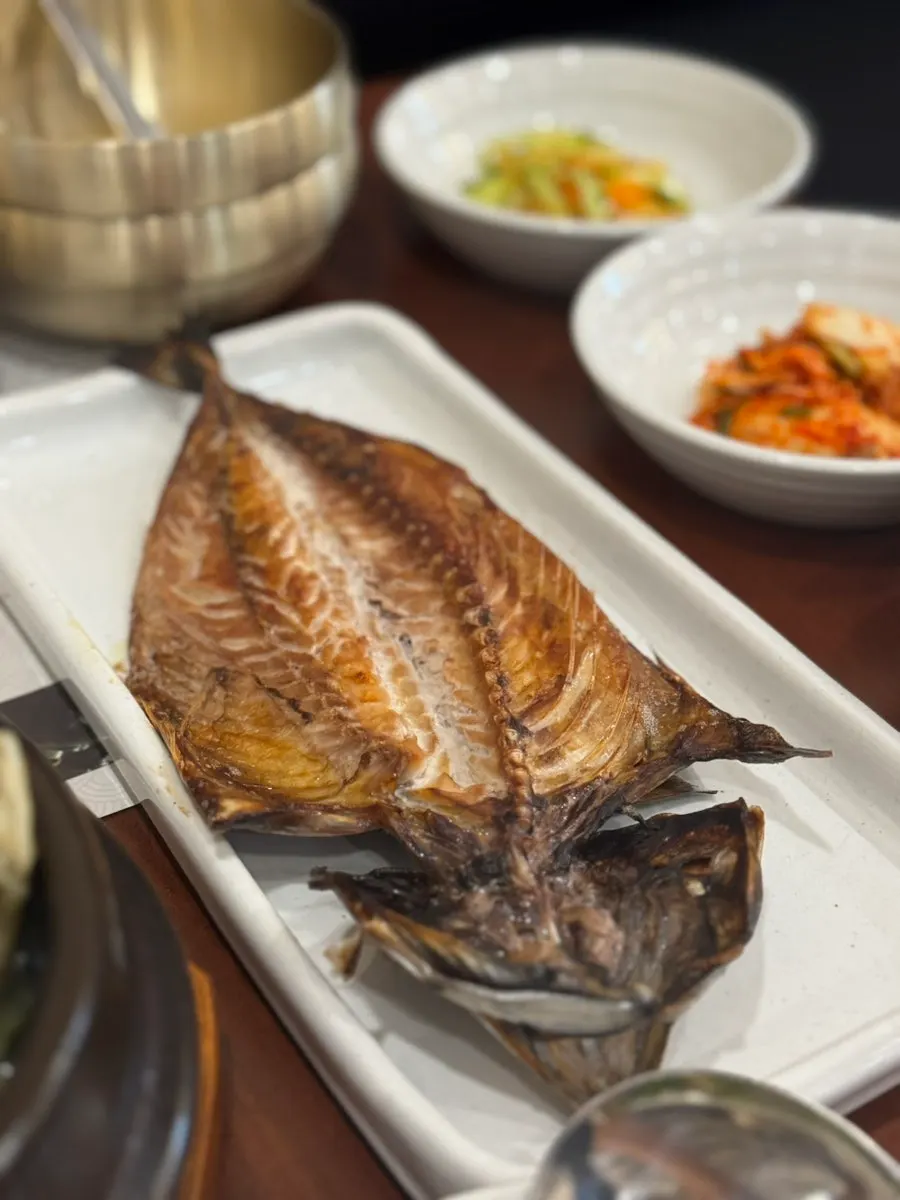 A bowl of flounder seaweed soup