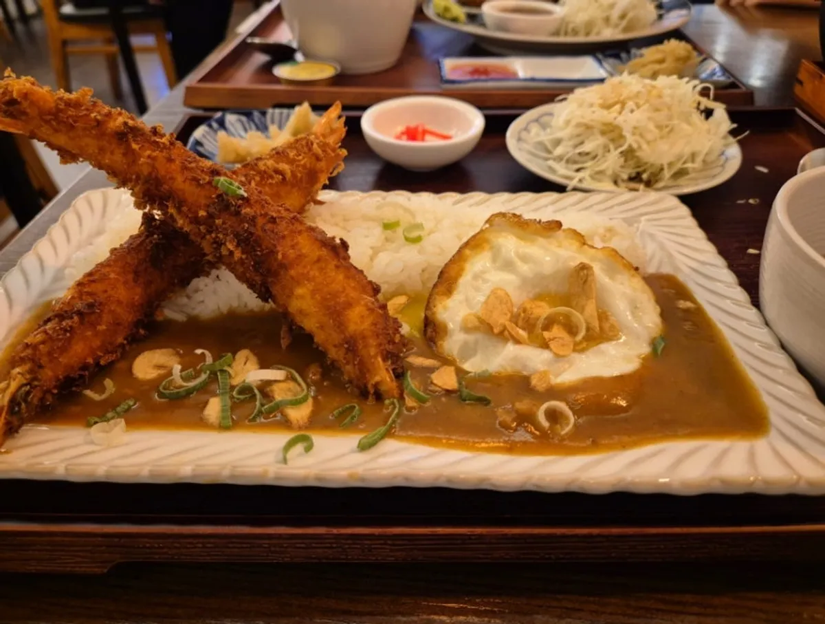 Gyukatsu and Japanese curry at Ichigyu near Balsan Station