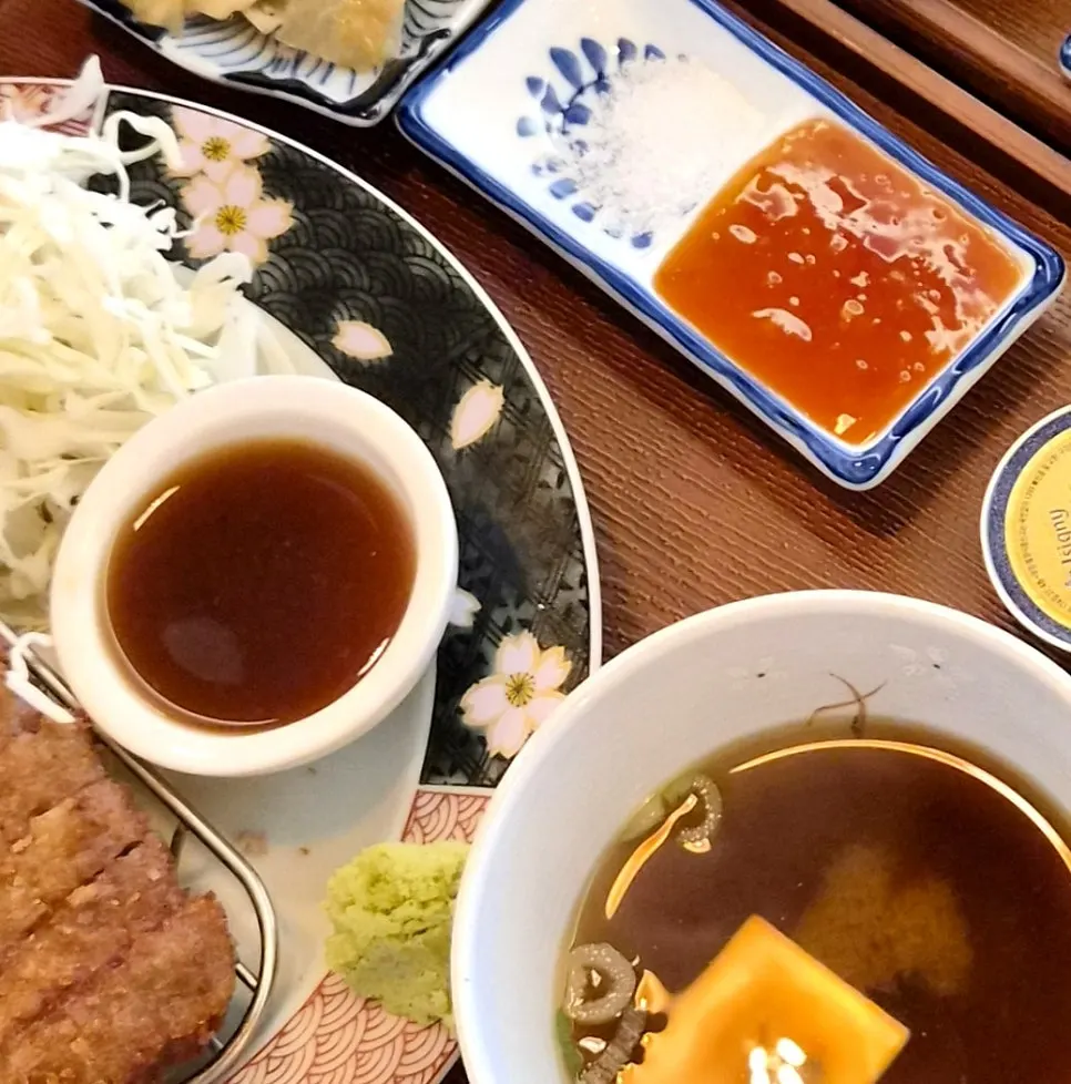 Special sauce with wasabi, chili, and salt