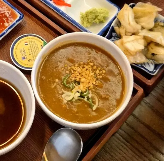 Extra mini curry ordered on the side