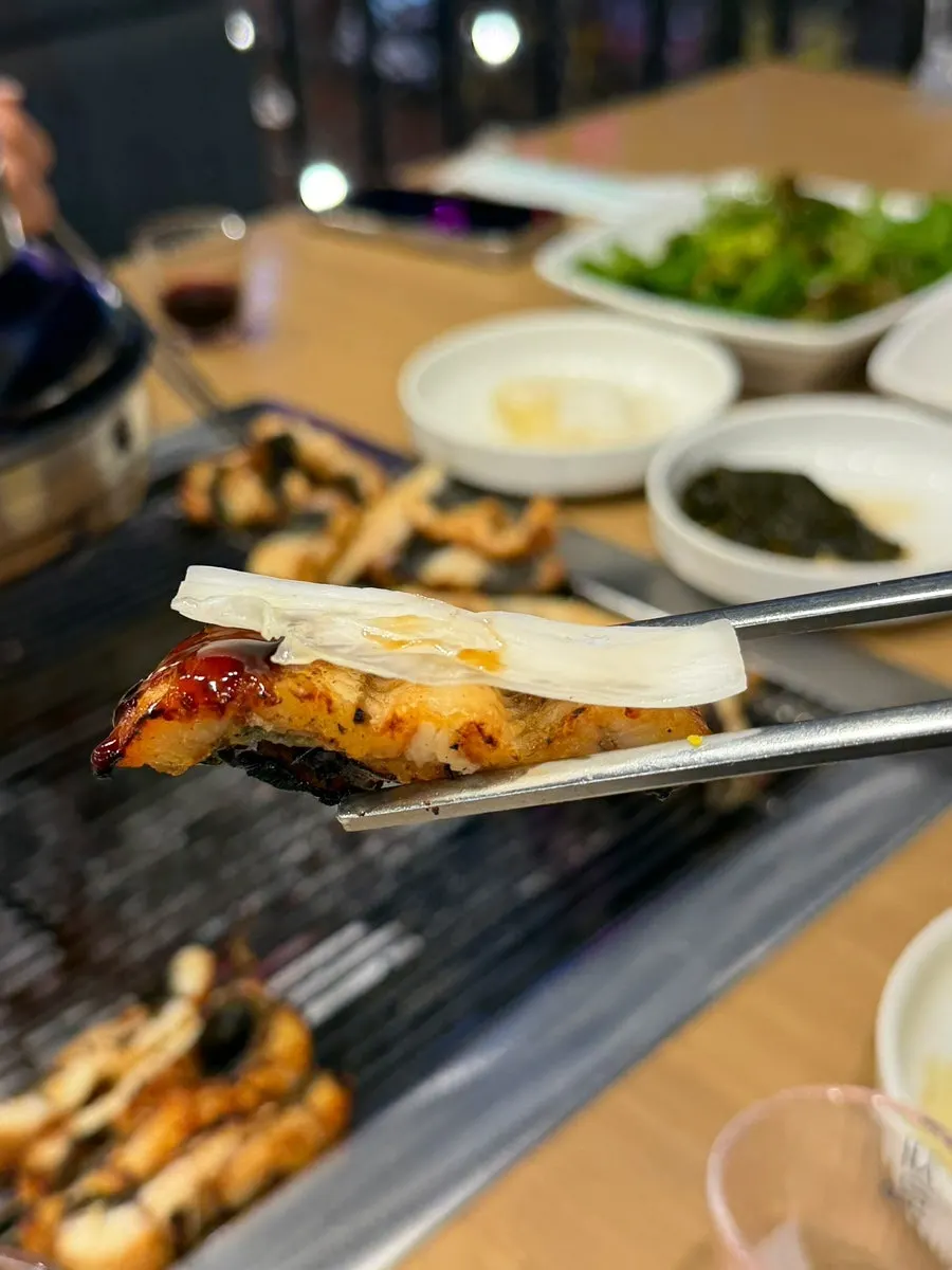 First photo from the visit to Jangsuchon Pungcheon Eel near Balsan Station