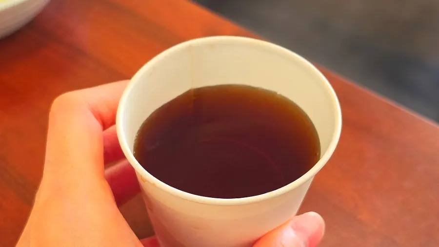 식사를 마친 테이블