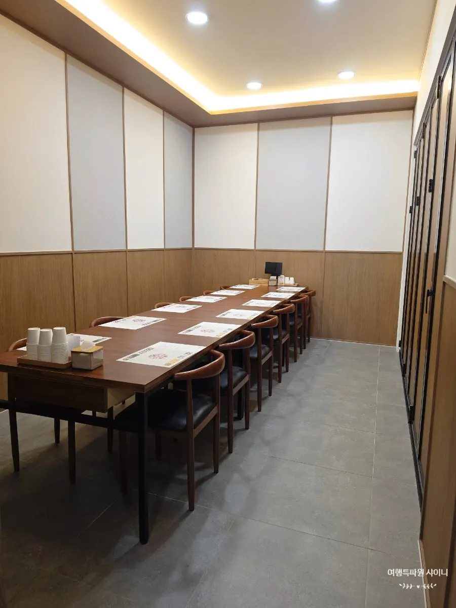 Private room seating suited for group gatherings