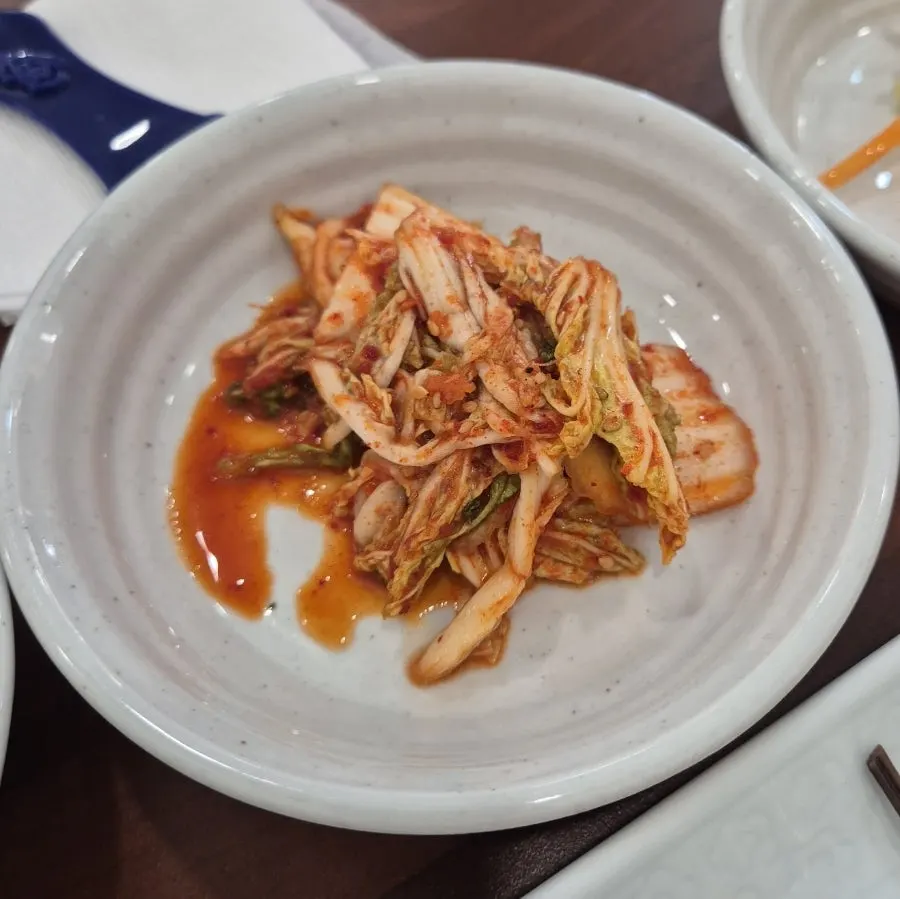 Plate of three-color namul side dish
