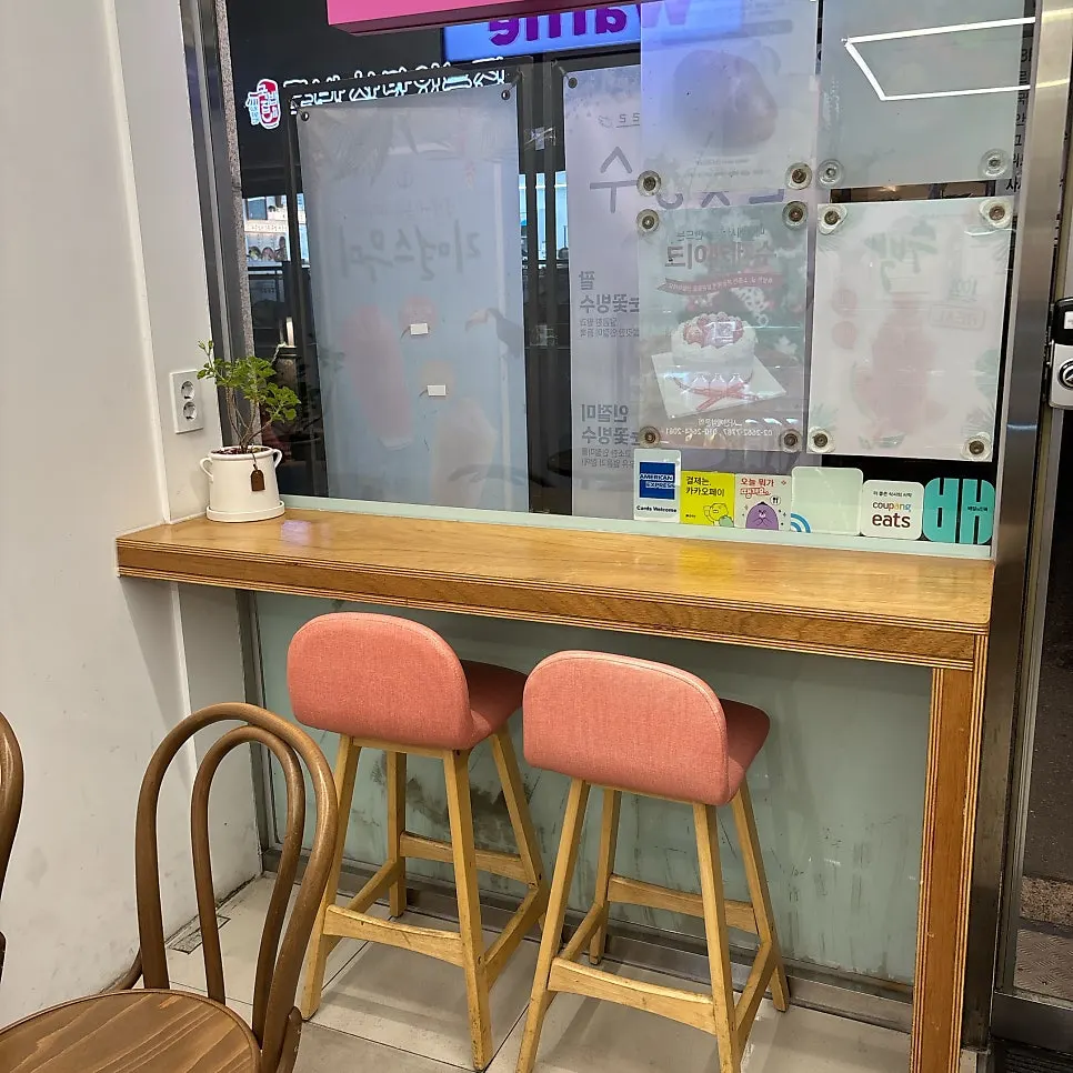 The Sweetree's waffle display area