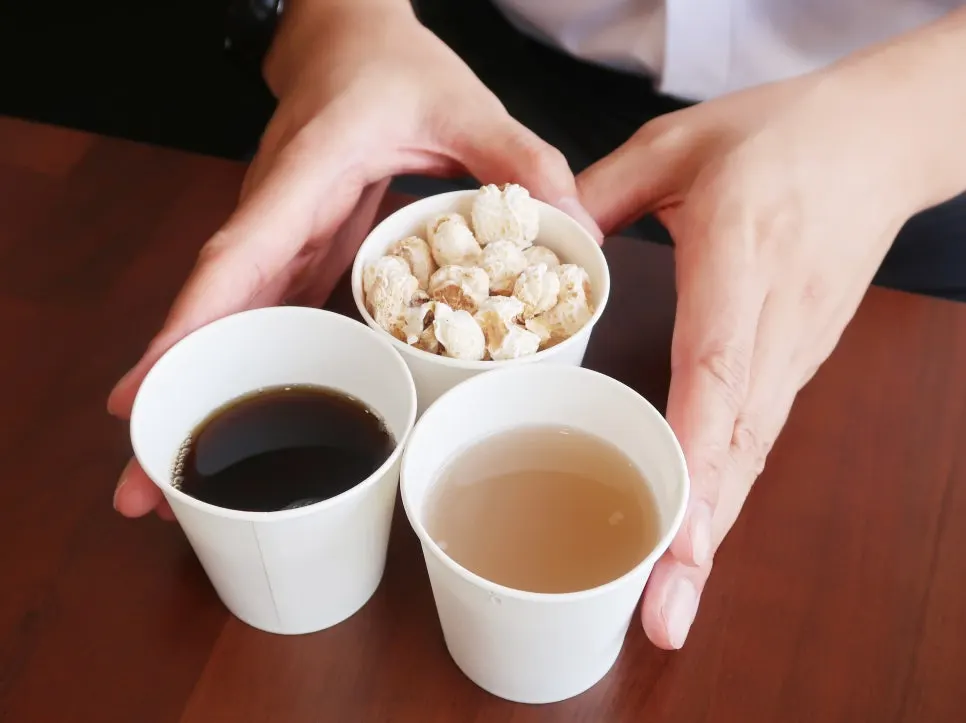 후식 식혜 한 컵