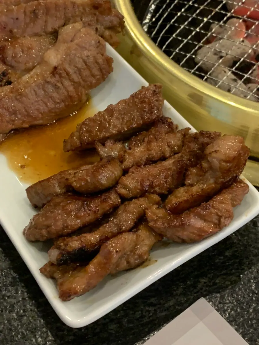 Perfectly grilled marinated pork ribs