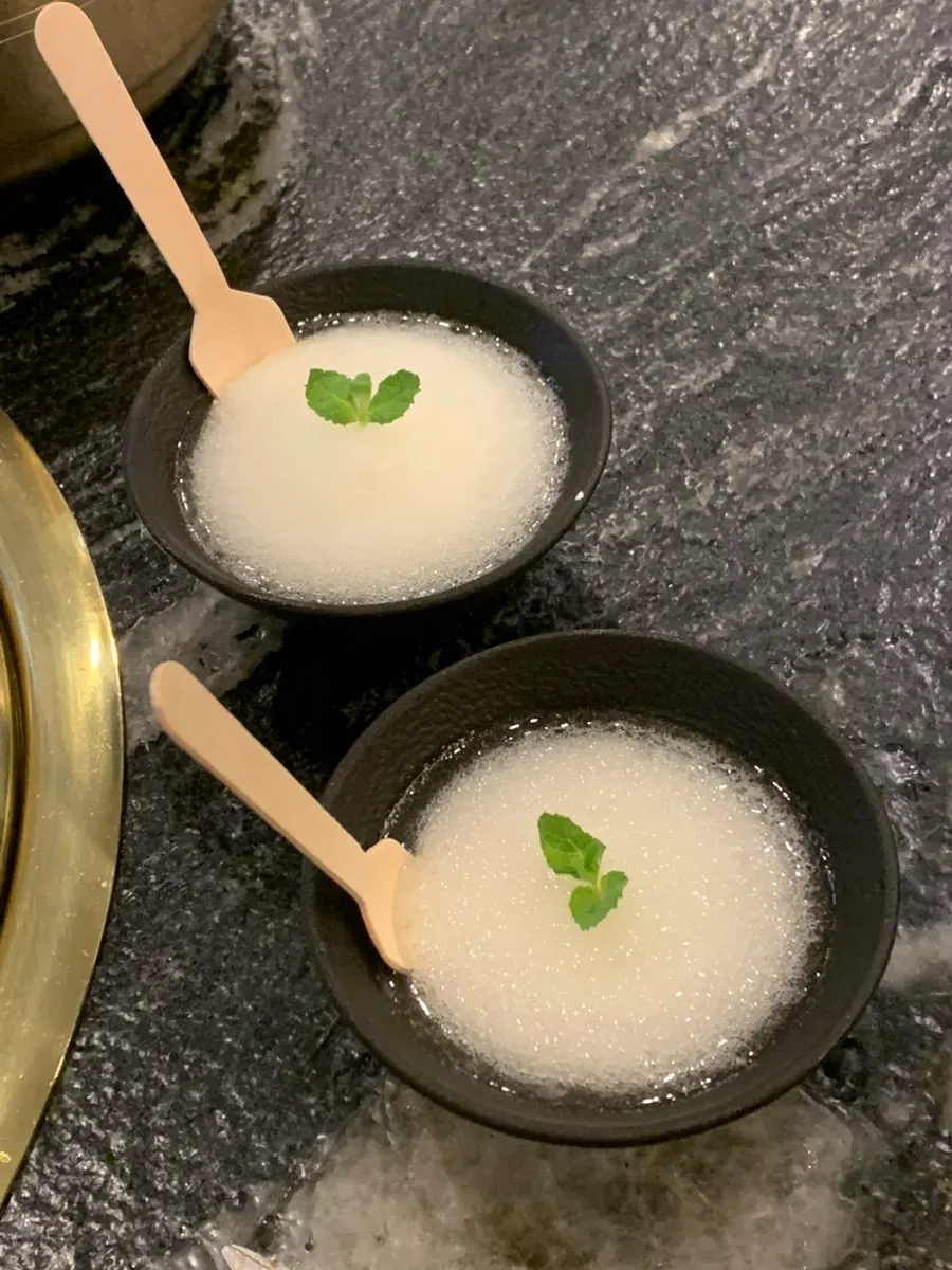 A generous bowl of mul naengmyeon