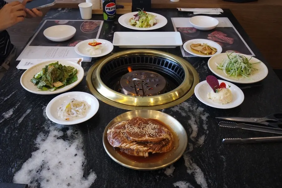 Ordered marinated pork neck ribs
