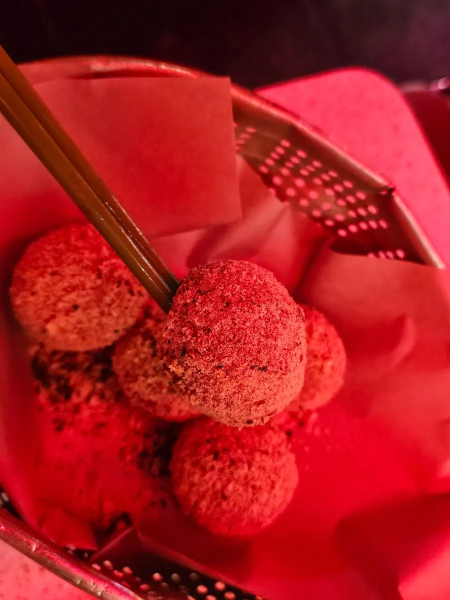Five-piece Crunchy Cheese Balls side