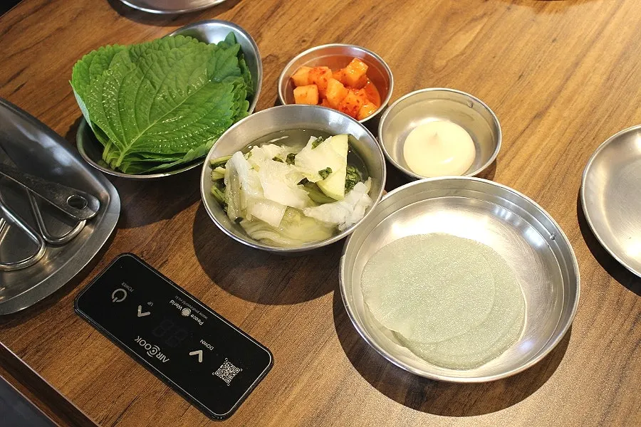 Canh rong biển phục vụ miễn phí