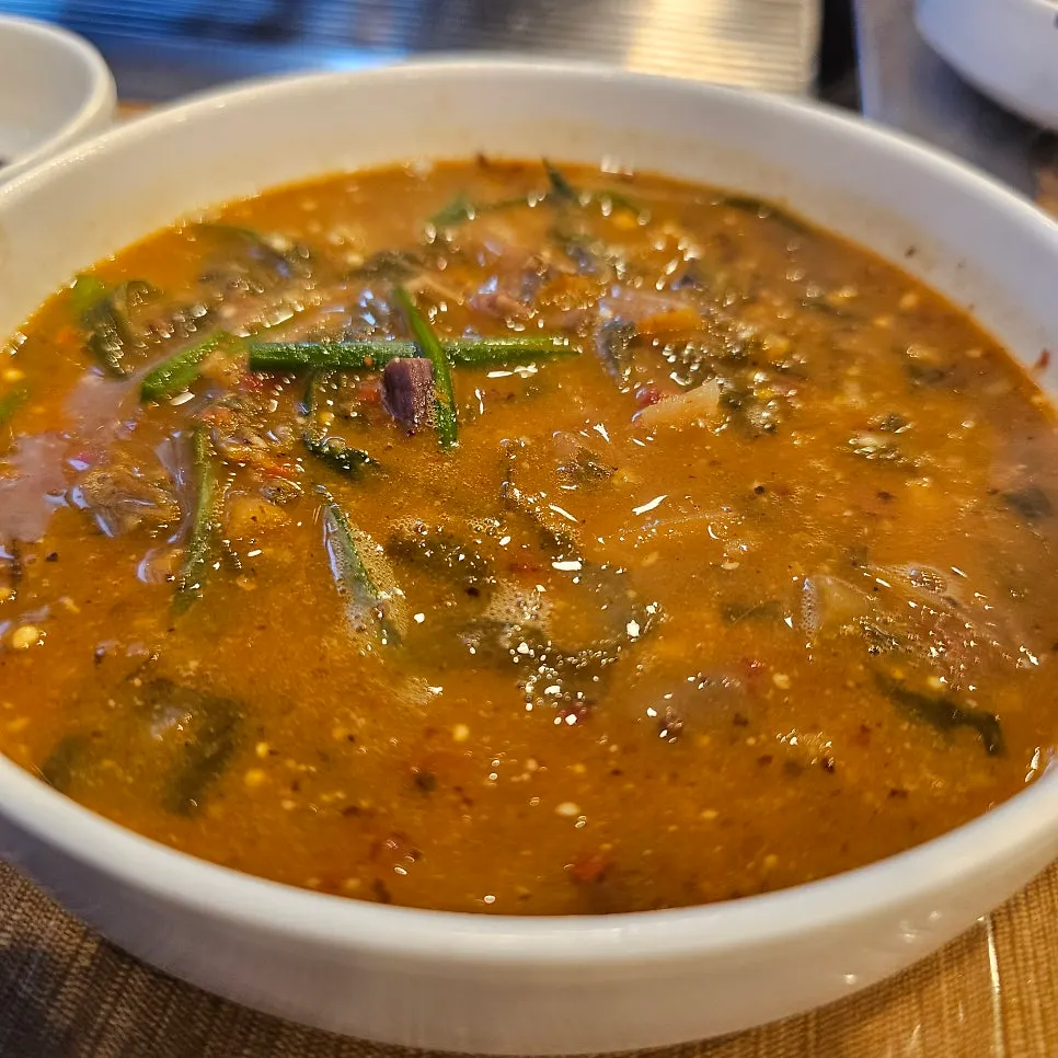 Complimentary eel and loach soup