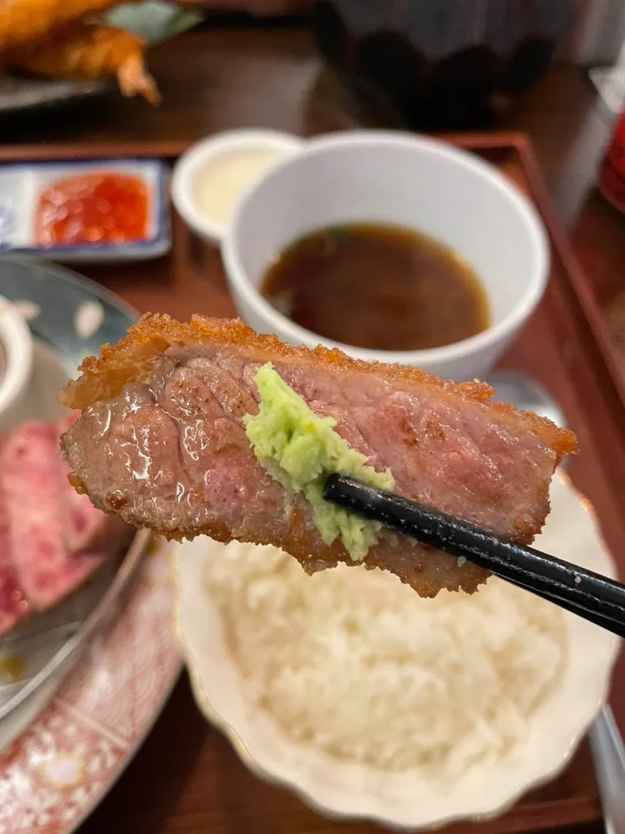 Sirloin steki cooking on the hot plate