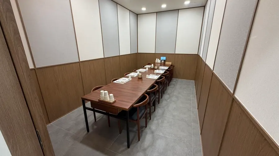 미꼬담 마곡발산점 룸 좌석 내부