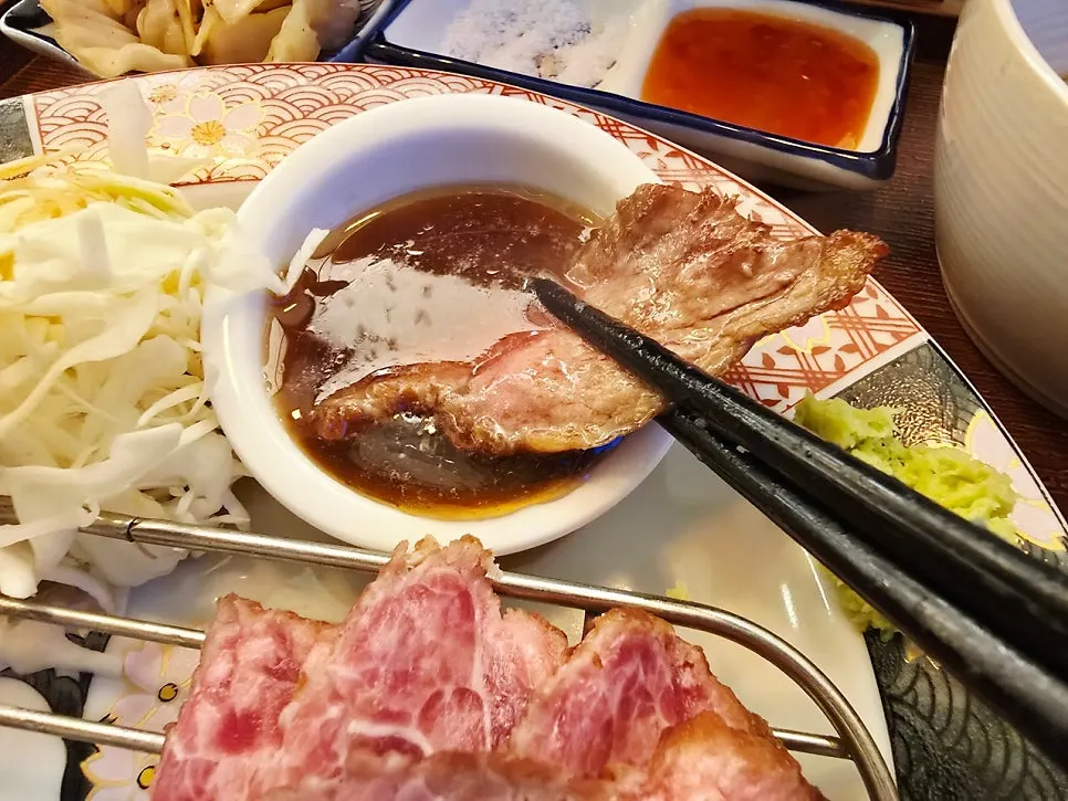 Two dishes made with the same sirloin