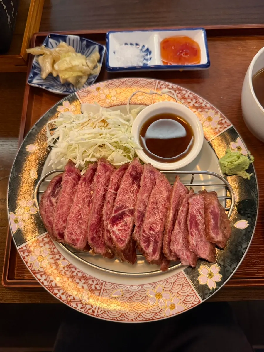 Sirloin gyukatsu at Ichigyu Balsan Station Branch