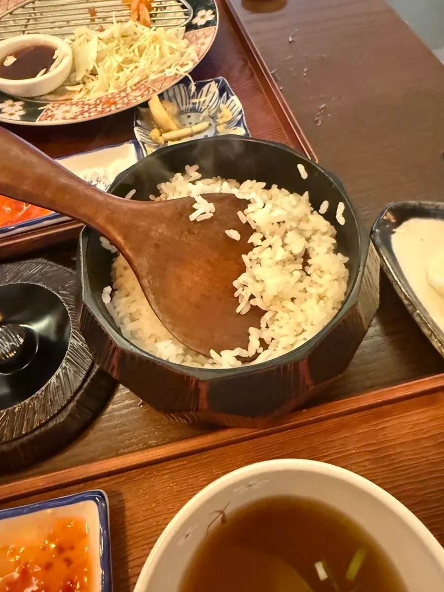 Sirloin with rice