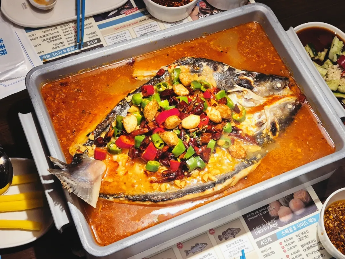 Featured photo of mala garlic kaoyu at Bantiannyao Kaoyu Daejeon Branch