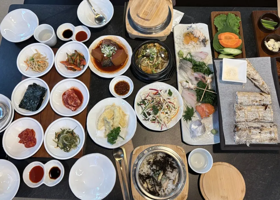 한라산 특선 정식 한 상 차림