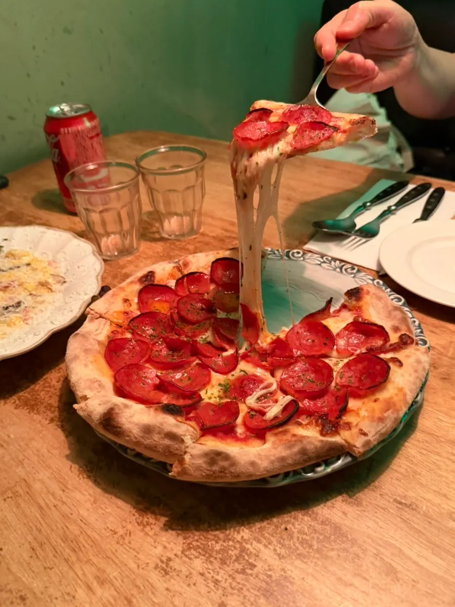 Ordered pepperoni pizza