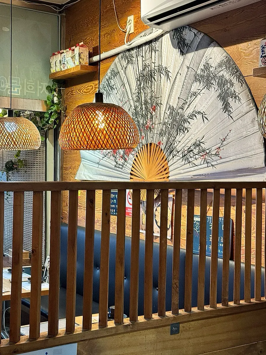Muneo Cheonhaの入口と案内板
