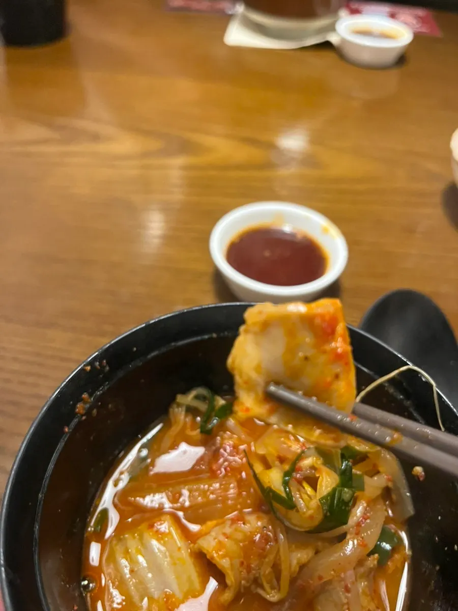 건져 올린 쫄깃한 곱창